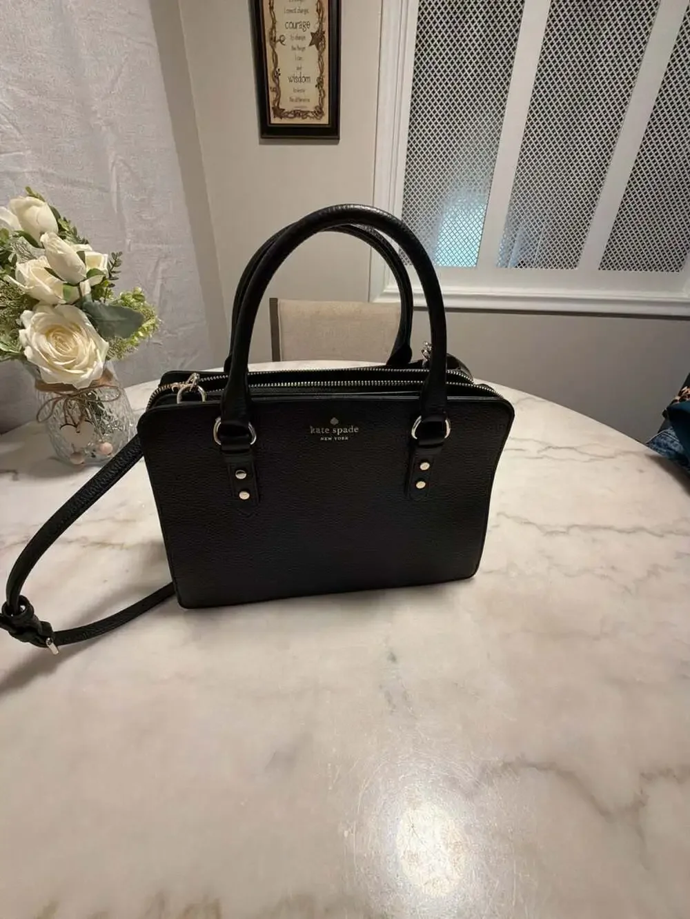 Kate Spade New York Mulberry Street Pebbled Leather Satchel Bag